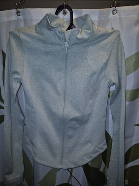 Source Unknown Light Blue Full-Zip Jacket